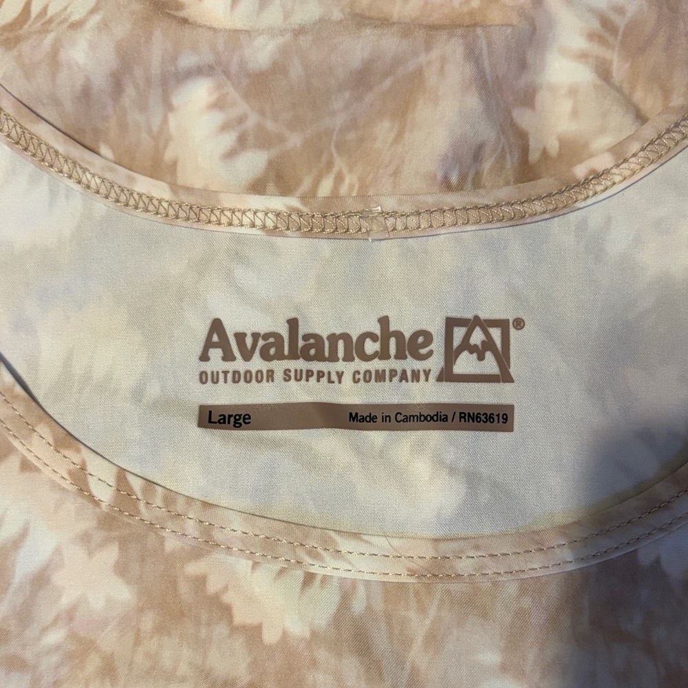 Avalanche Beige Patterned Athletic Mini Dress - image 5